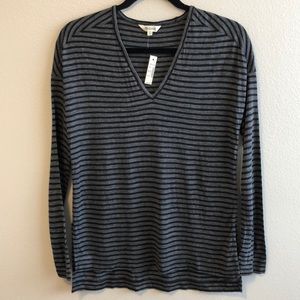 NWT Madewell Stripe Long Sleeve Tee XS